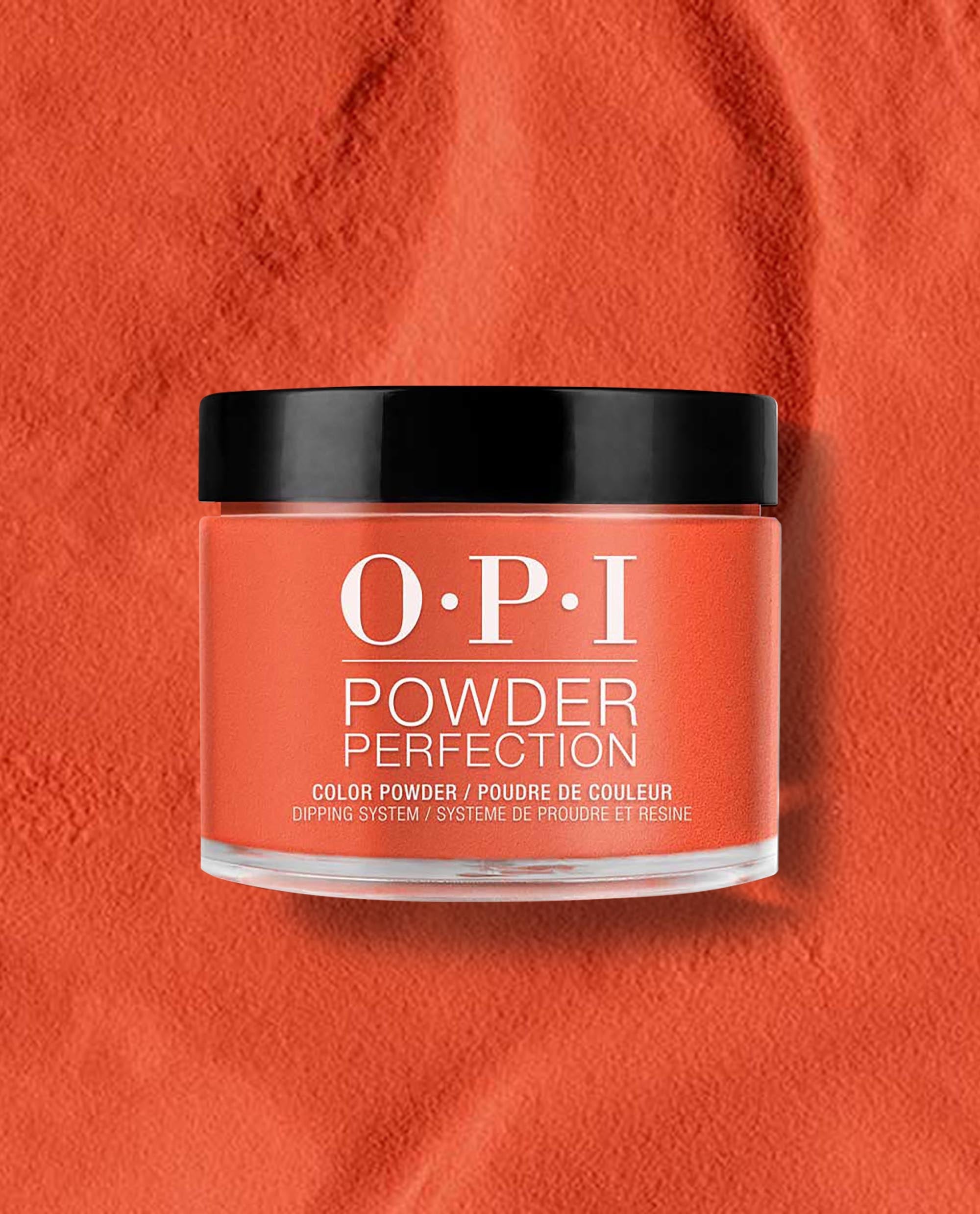 OPI Suzi Needs a Loch-smith Orange Dipping Powder