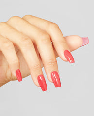 OPI Tempura-ture is Rising! Orange Dipping Powder Mani