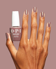 You Don’t Know Suzi Mocha Brown Gel Nail Polish Hand and Product