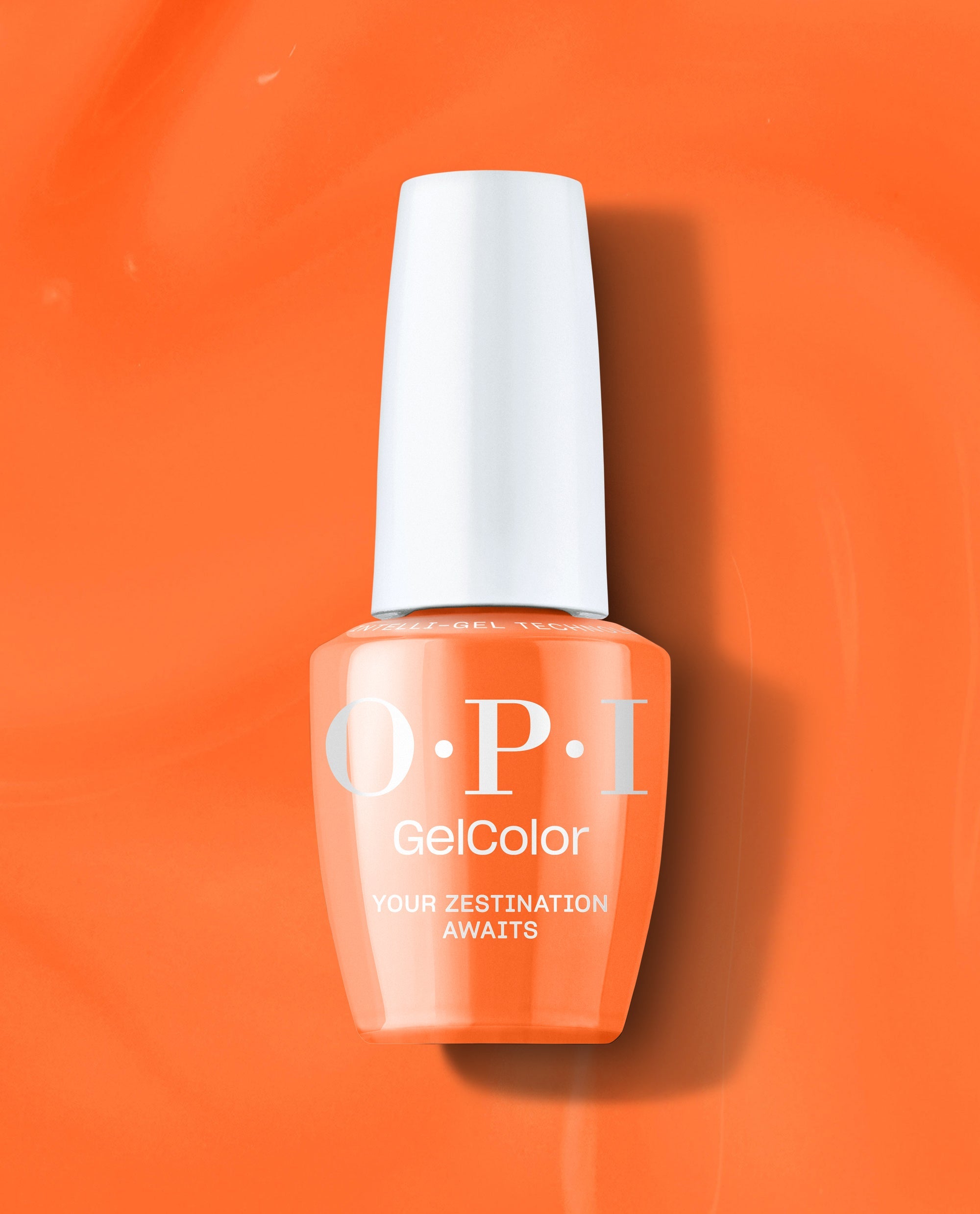 Your Zestination Awaits Zesty Orange Gel Nail Polish