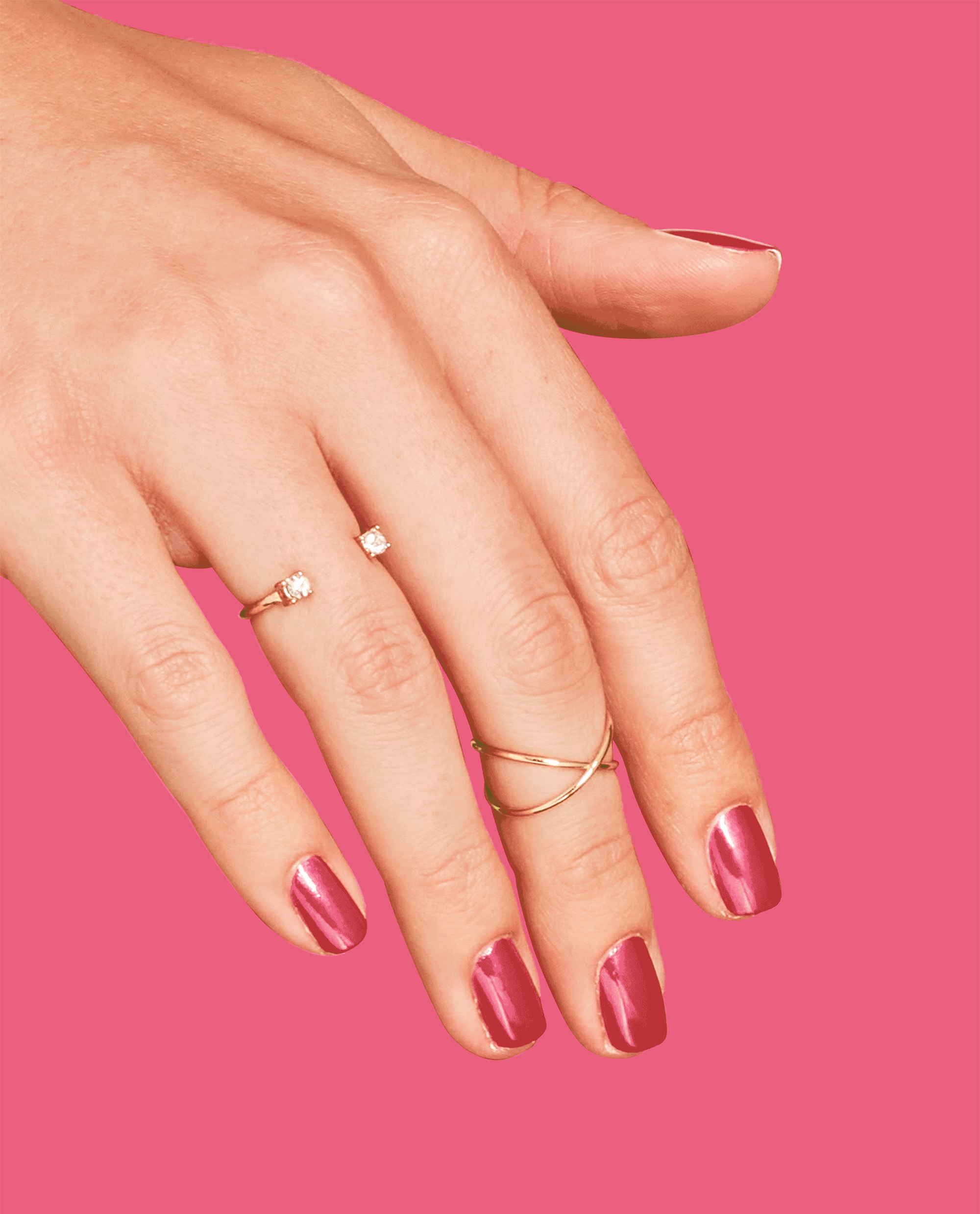 OPI 15 Minutes of Flame Pink Nail Polish GIF