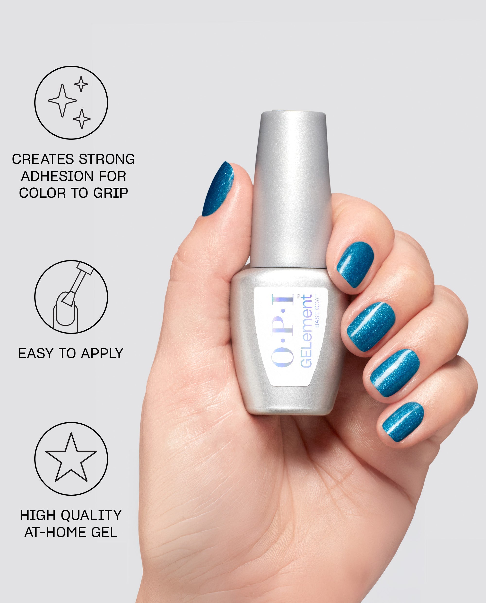 GELement™ Base Coat  At-home Gel Nail Polish Benefits