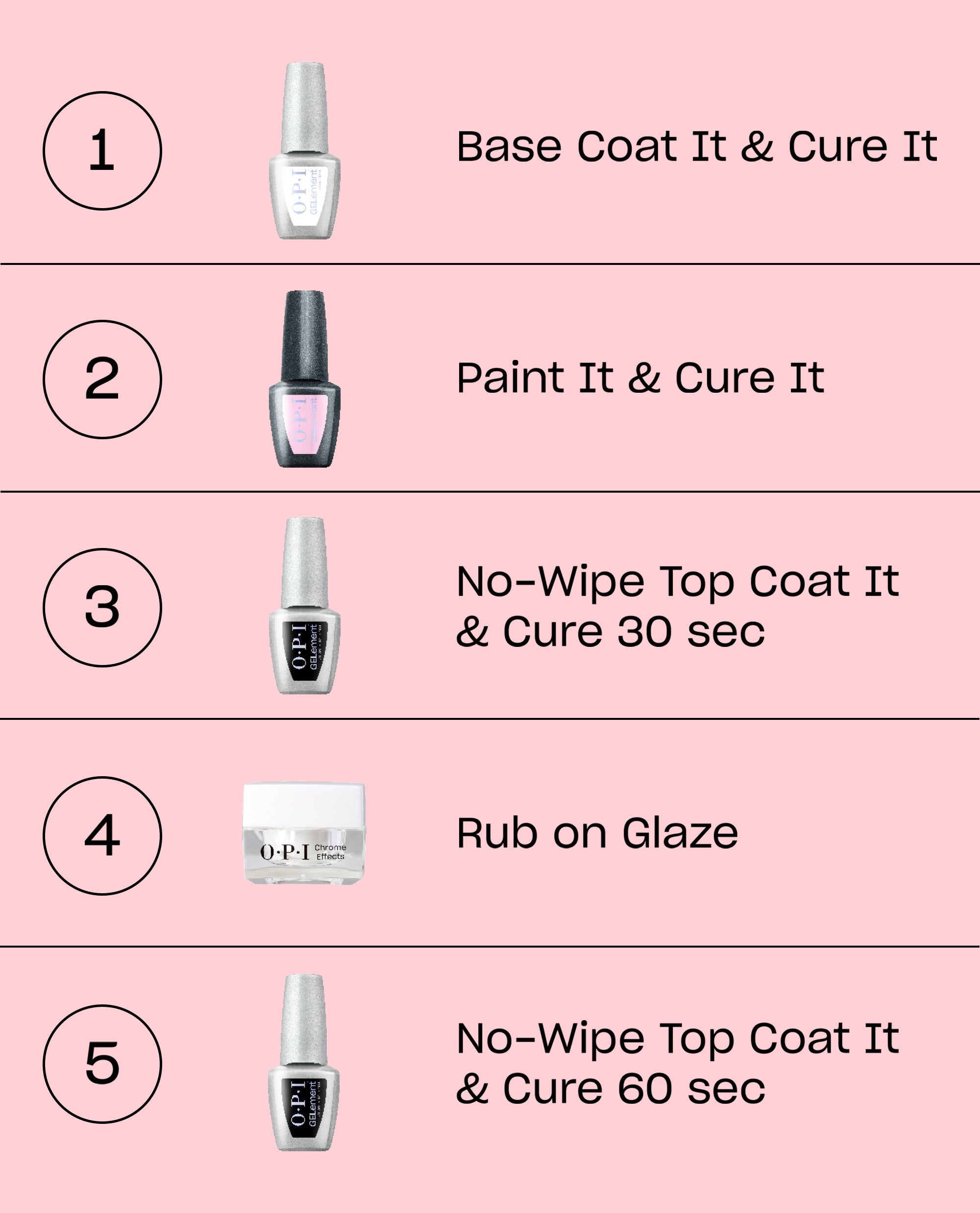 Chrome to Mama Mirrored Silver Chrome Nail Powder Regimen