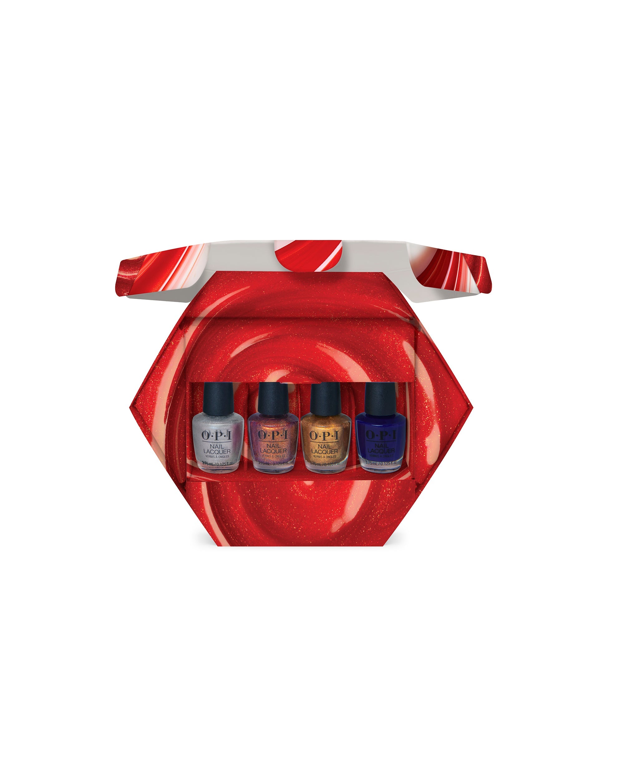 Holiday '25 Nail Lacquer 4PC Mini-Pack Front Open