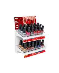 Holiday '25 Nail Lacquer 36PC Acrylic Tray Display Angled