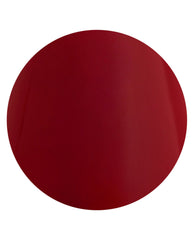 OPI Color So Hot it Berns Sticking Point nail swatch shows a glossy deep red shade in a round close-up on a clean white background.