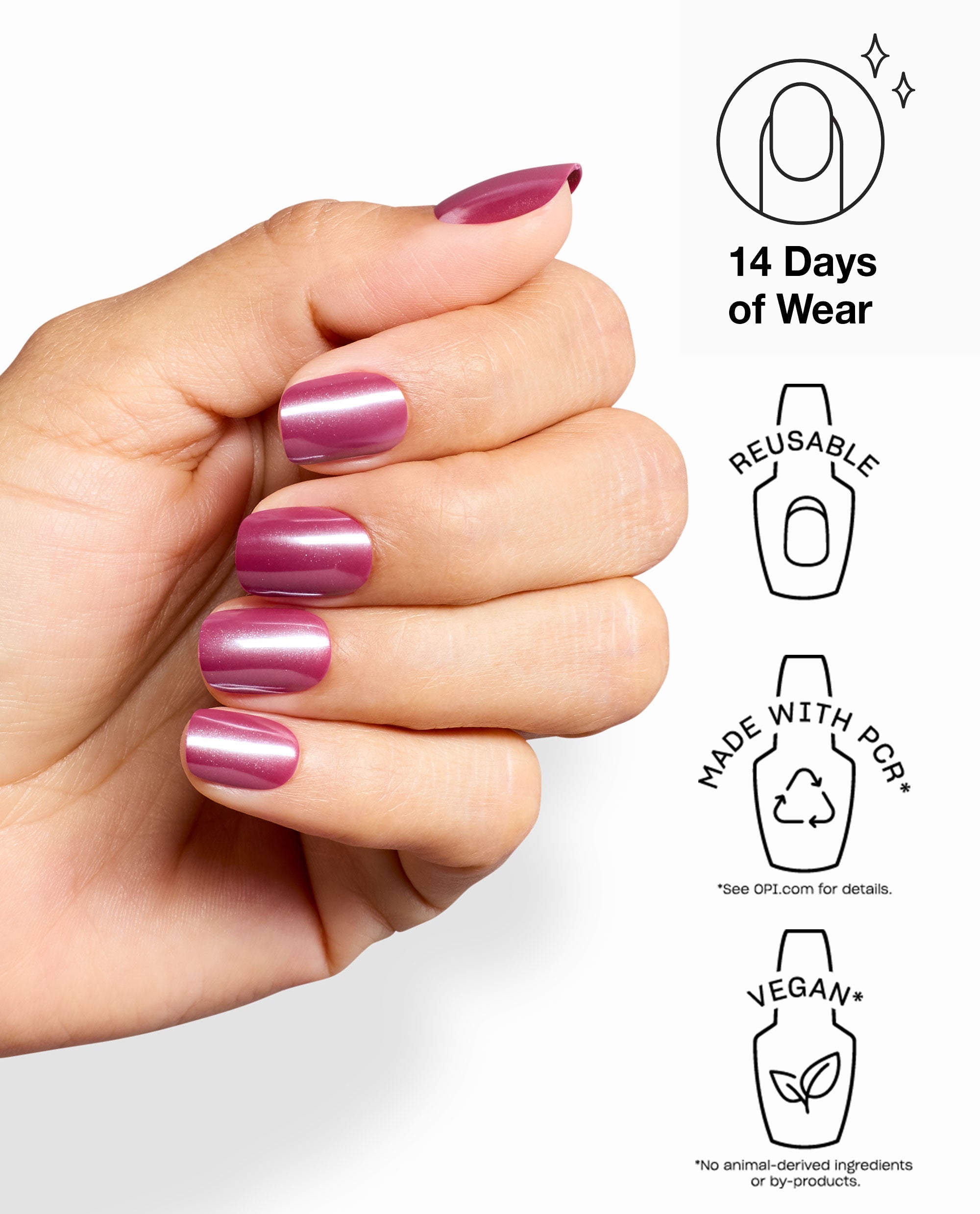 Cranberry Cosmo Glazed Cranberry Press-On Nails Benefits