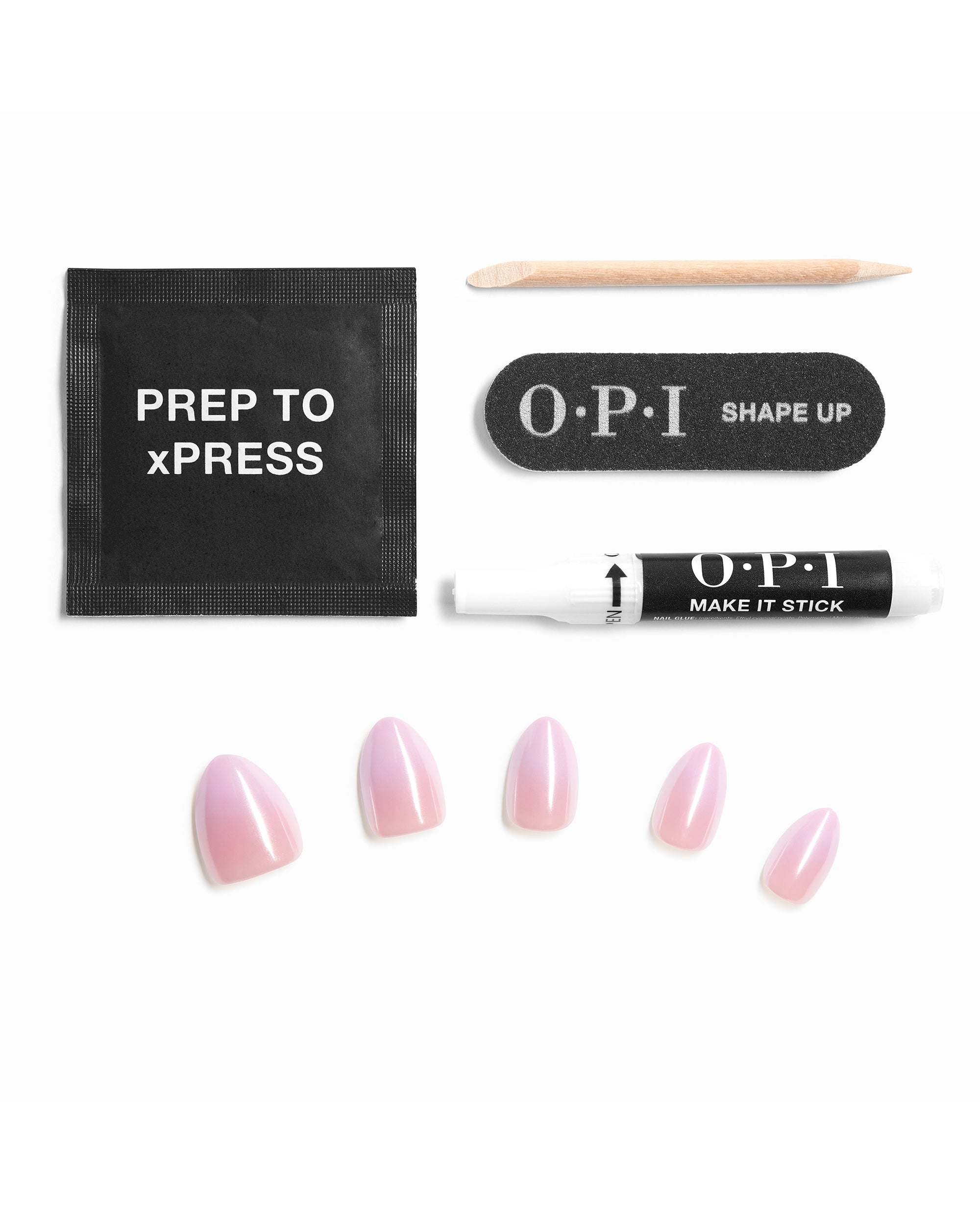 Glaze for Daze Chrome Ombré Press-On Nails Contents