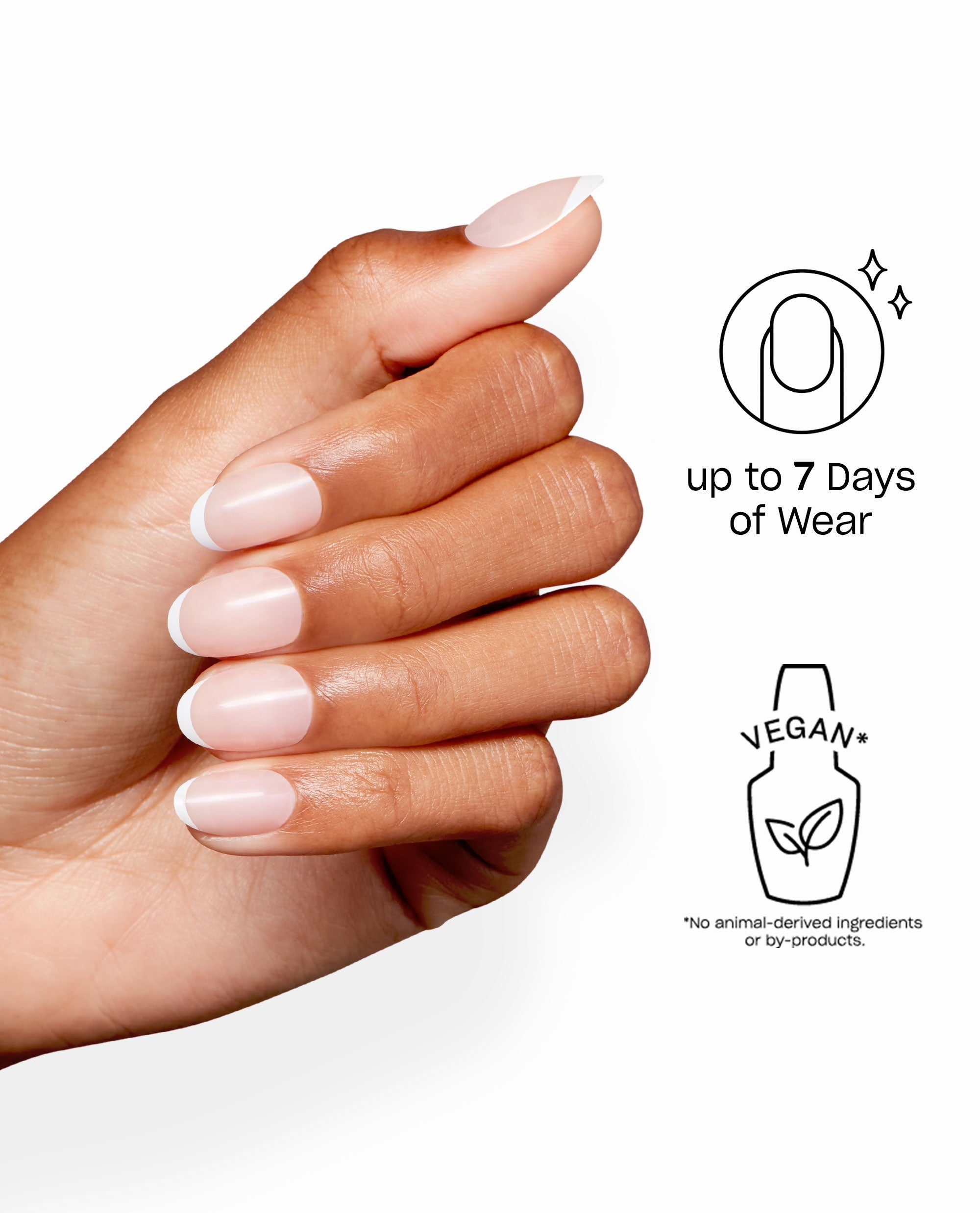 Have Merci on Me French Tip Round Stick On Nails Benefits