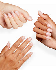 Have Merci on Me French Tip Round Stick On Nails Mani