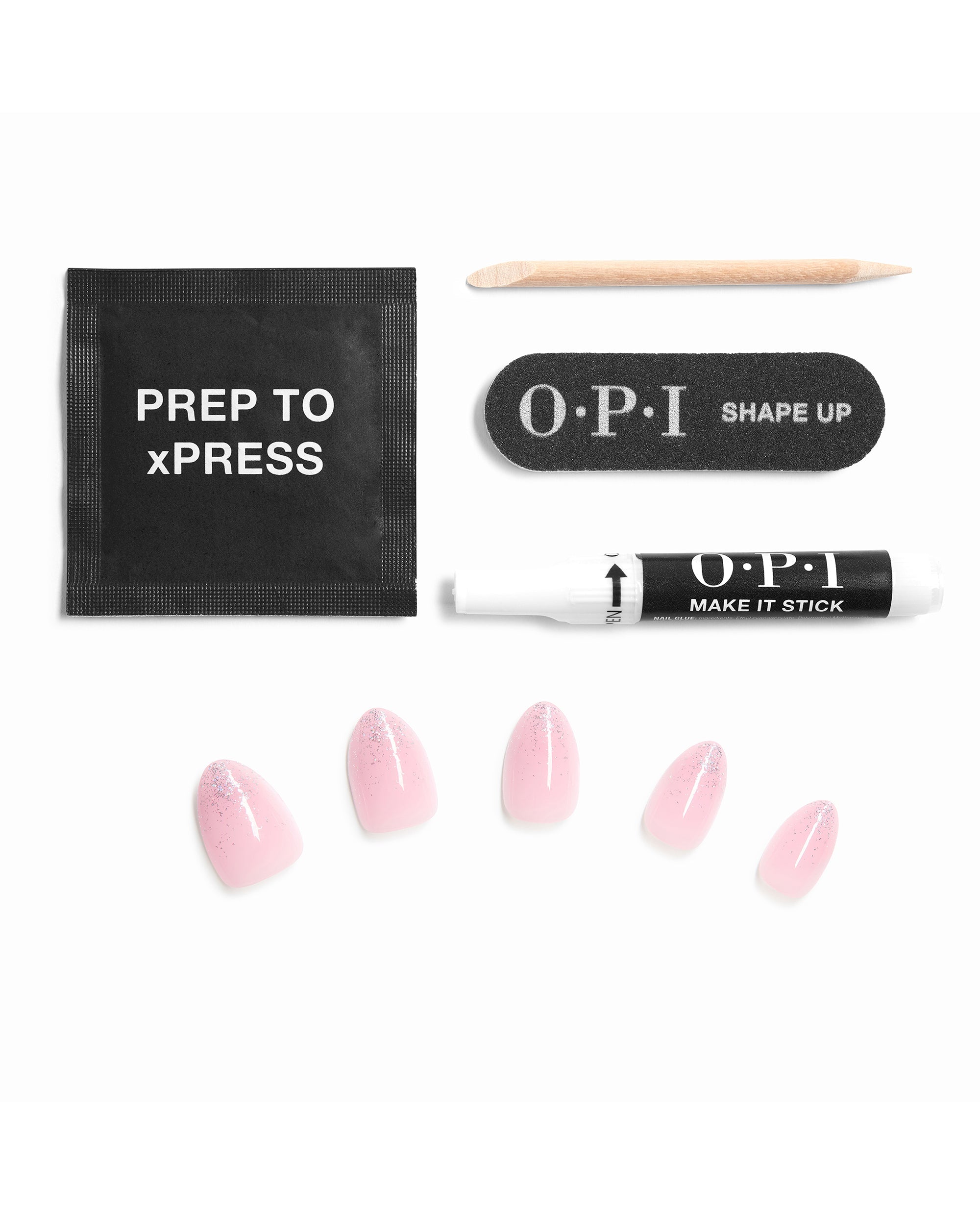 Let’s Get Glitter Sparkly Press-On Nails Contents