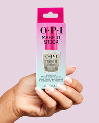 Make it Stick Press-on Glue Brush-On for Nails Hand and Product