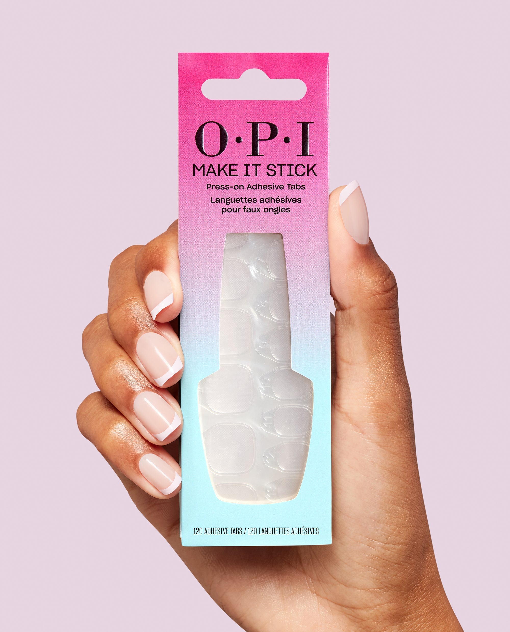 Make it Stick Press-on Tabs Glue-Free Adhesive for Nails Hand and Product