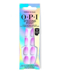 Ombreak the Rules Purple Ombre Round Stick On Nails