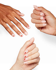 Red Hot Stunner Chili Art Round Stick On Nails Mani