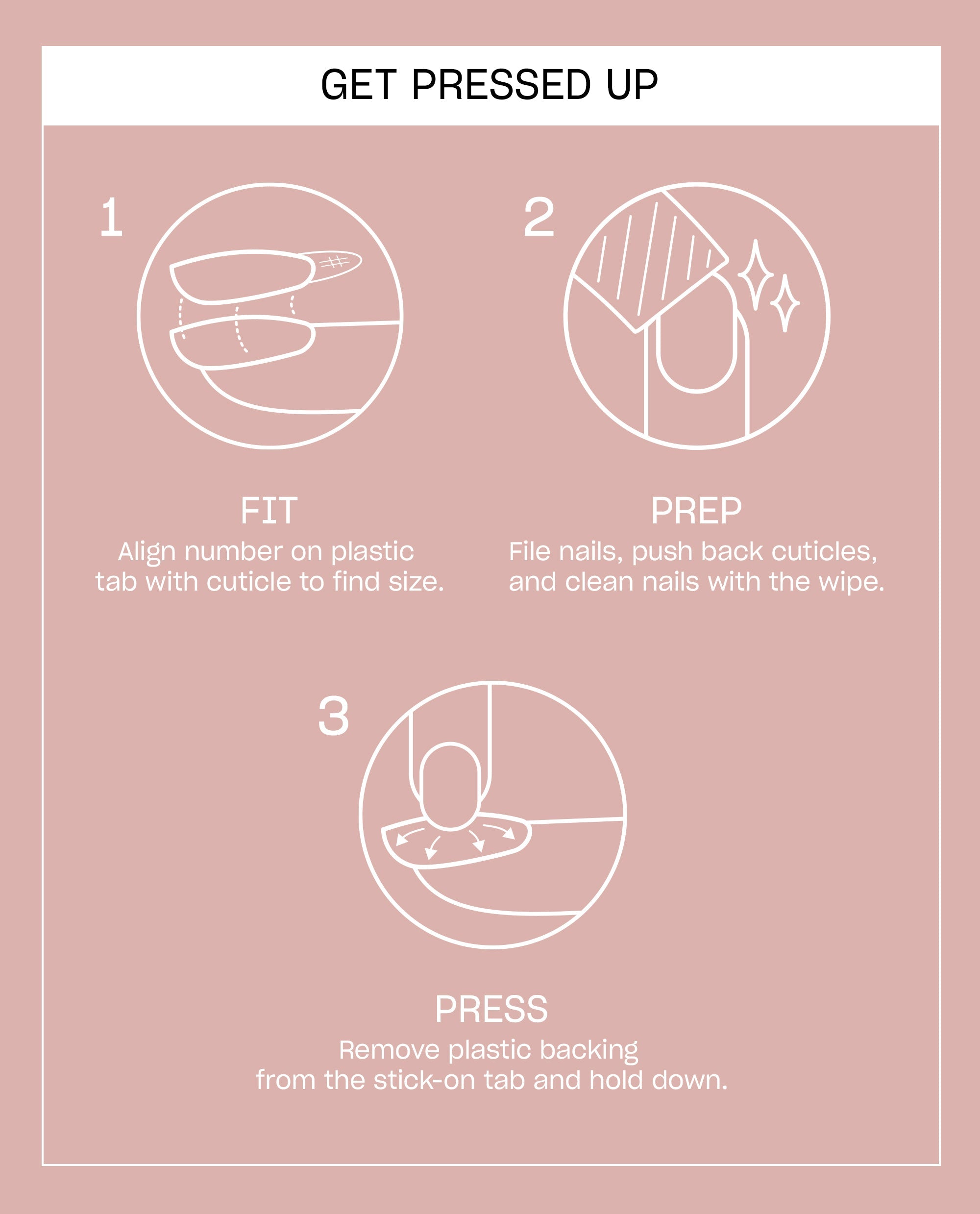 Tips to Dye For Tie-Dye Effect Round Stick On Nails Instructions
