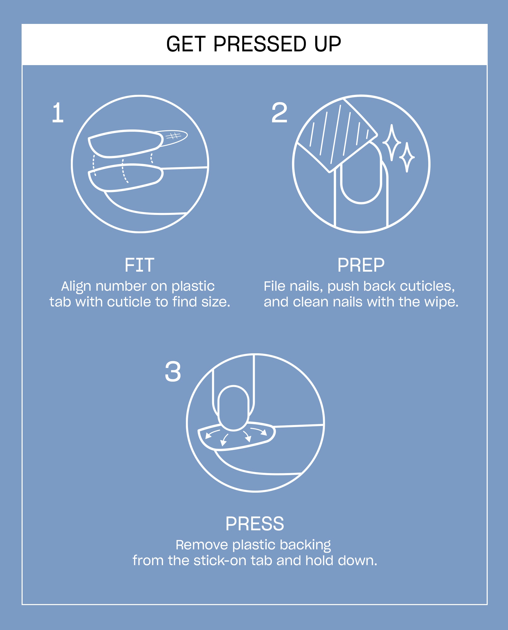 Verified Glossy Baby Blue Square Stick On Nails| OPI Instructions