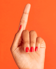 OPI A Good Man-darin is Hard to Find Orange Dipping Powder GIF