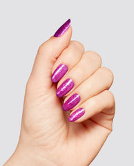 A Lil Suga & Spice Purple Long-lasting Nail Polish Mani