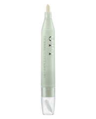 OPI Correct & Clean Up Corrector Pen standing upright with its felt tip exposed and extra replacement tips in a clear cap, shown on a white background as a precise nail polish remover ideal for perfecting an OPI nail polish gift set manicure.