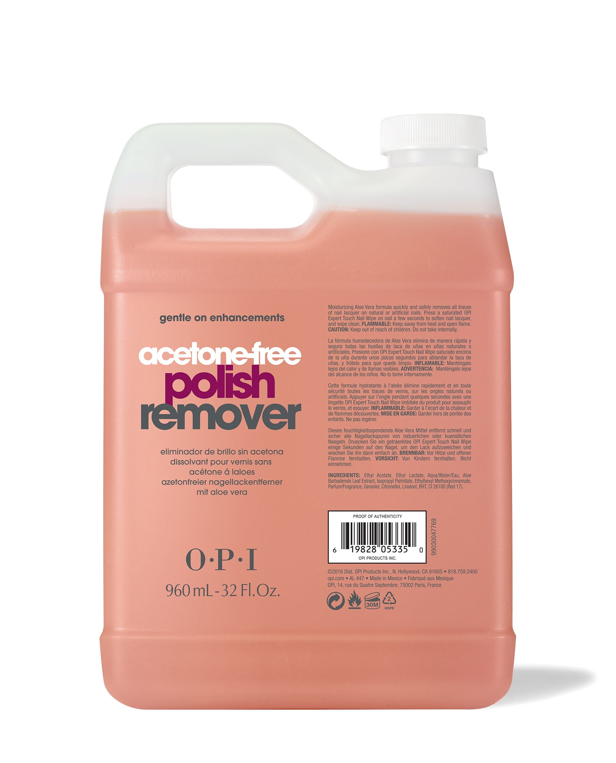 Acetone-Free Nail Polish Remover 15.2 Fl. Oz. - 450 mL