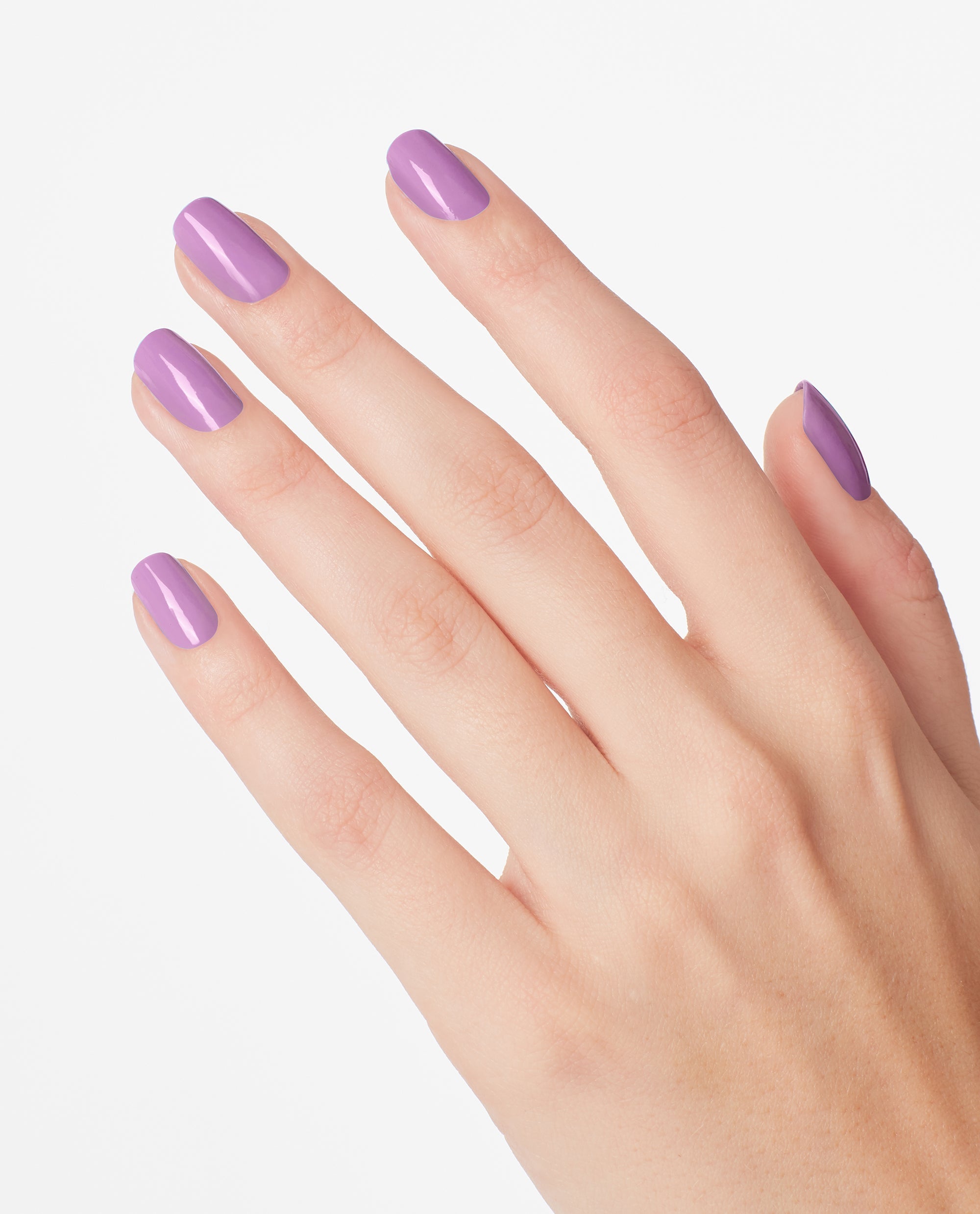 OPI Achievement Unlocked Purple Gel Nail Polish Mani