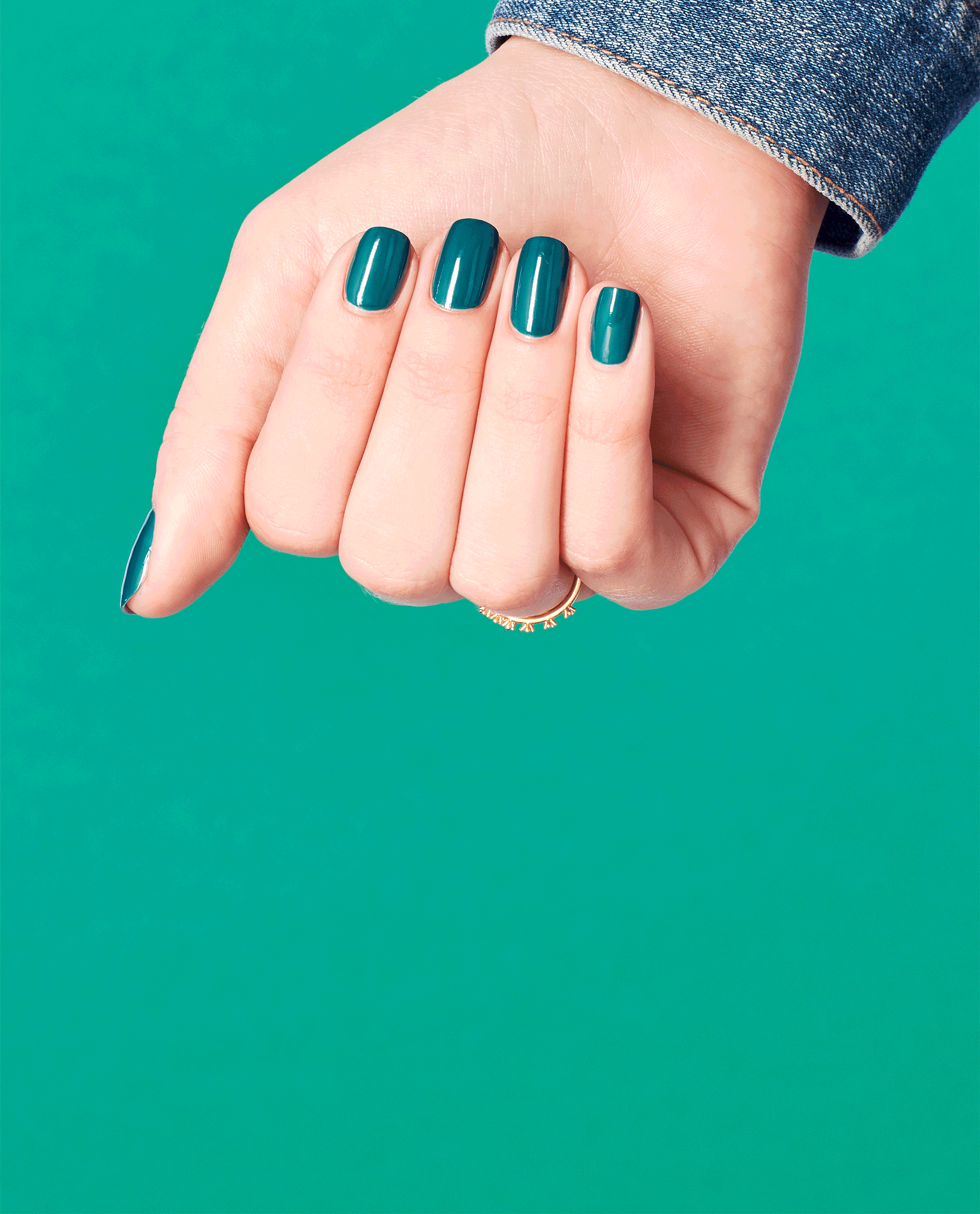 OPI AmazON...AmazOFF Green Nail Polish GIF