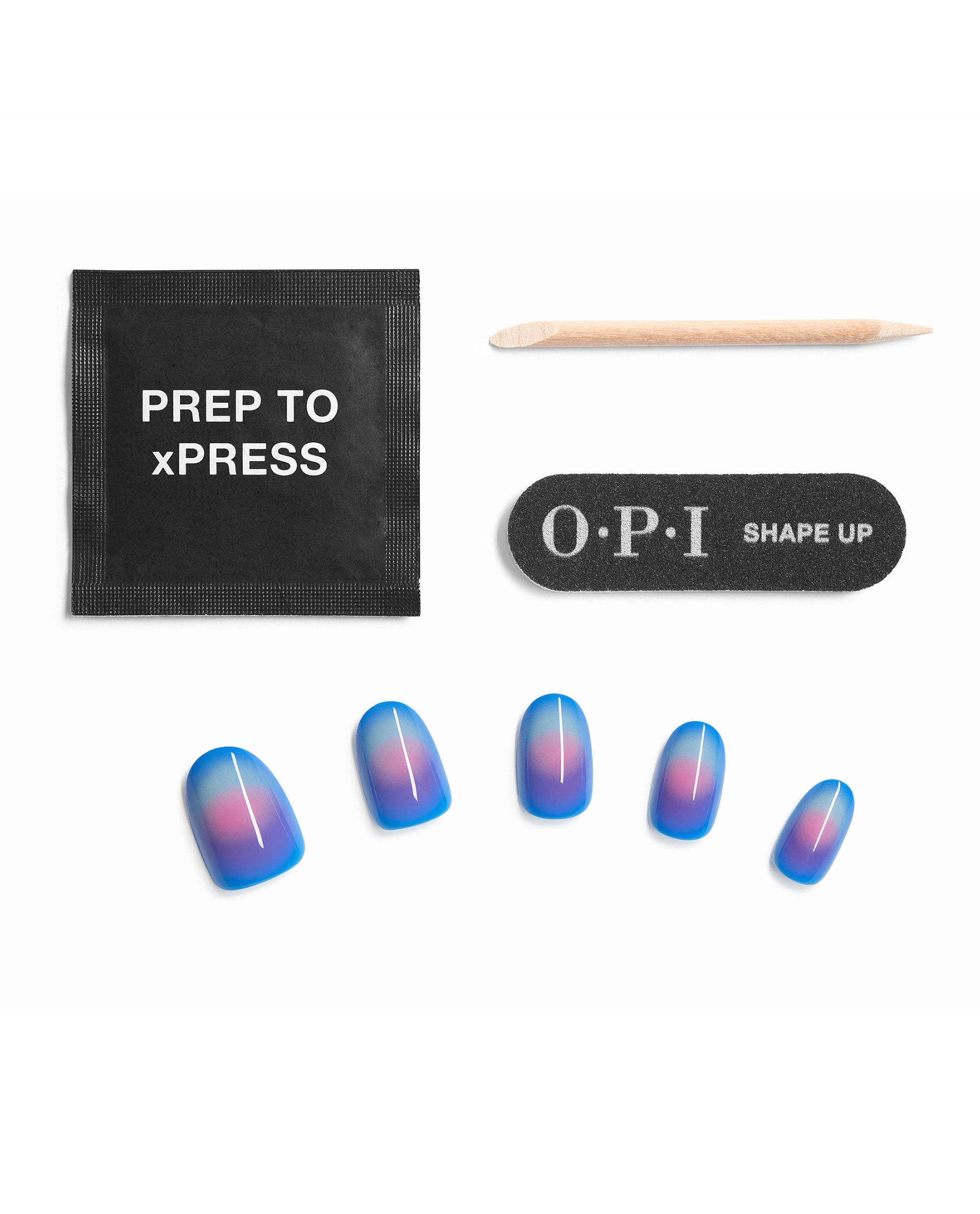 Aura We There Yet Blue and Pink Aura Press-On Nails Contents