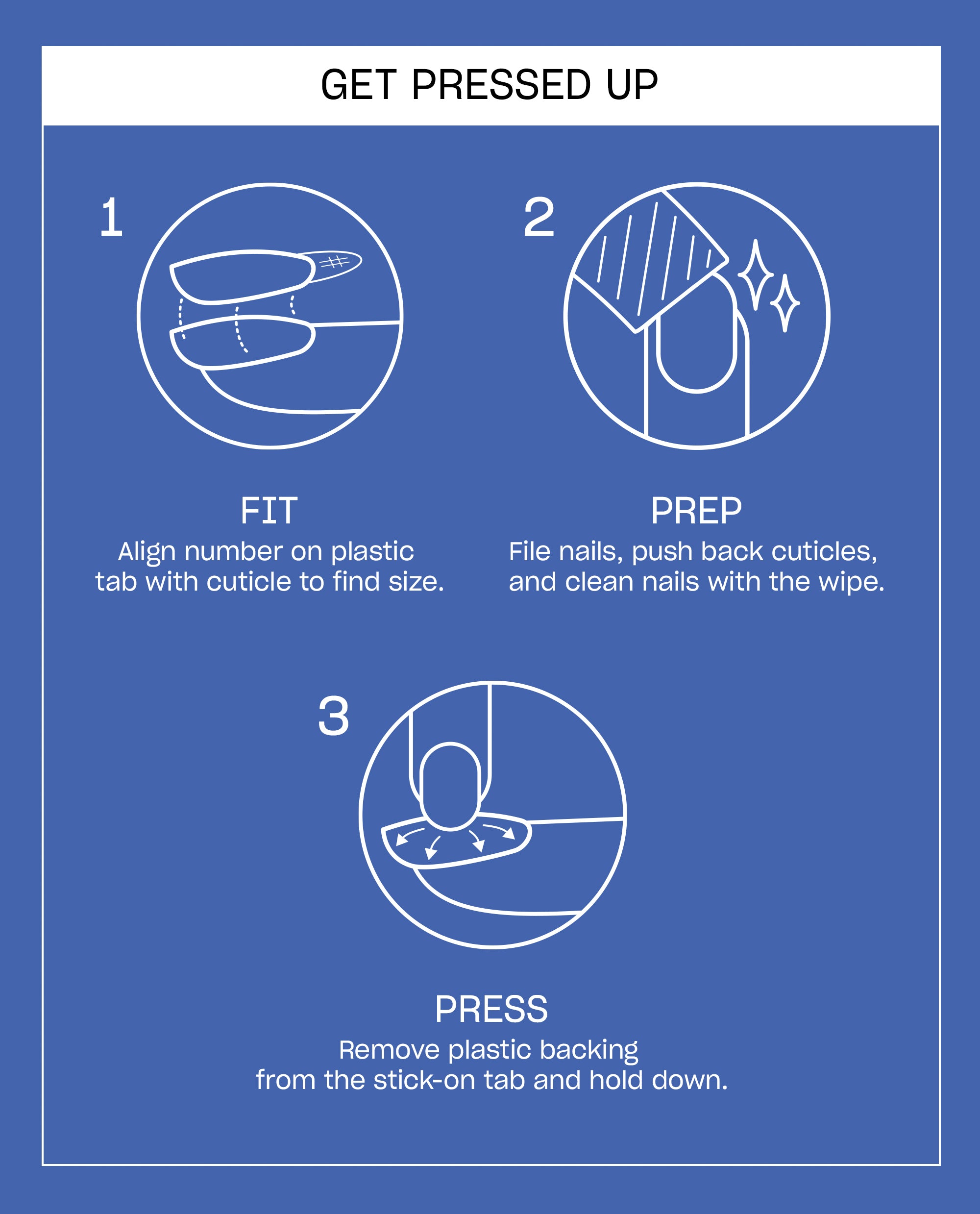 Aura We There Yet Blue and Pink Aura Press-On Nails How to Apply