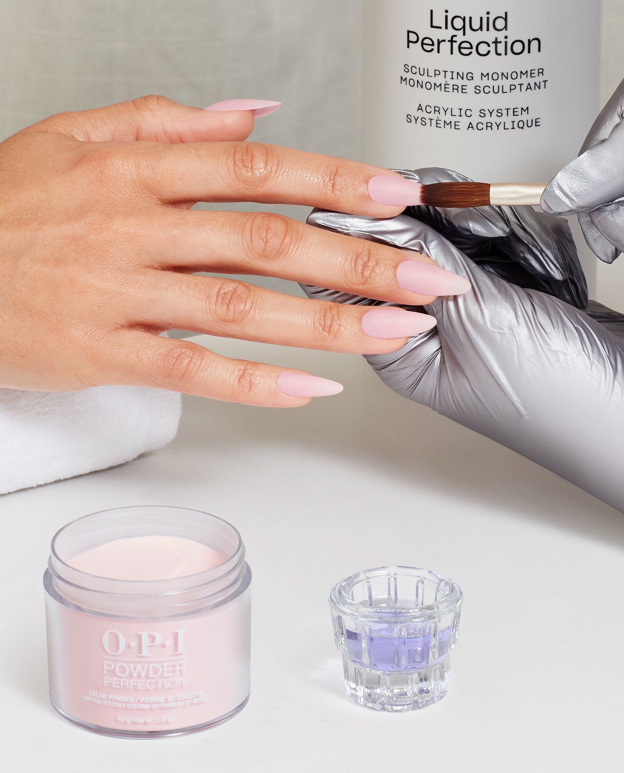Baby, Take a Vow - Pink Dipping Powder Application