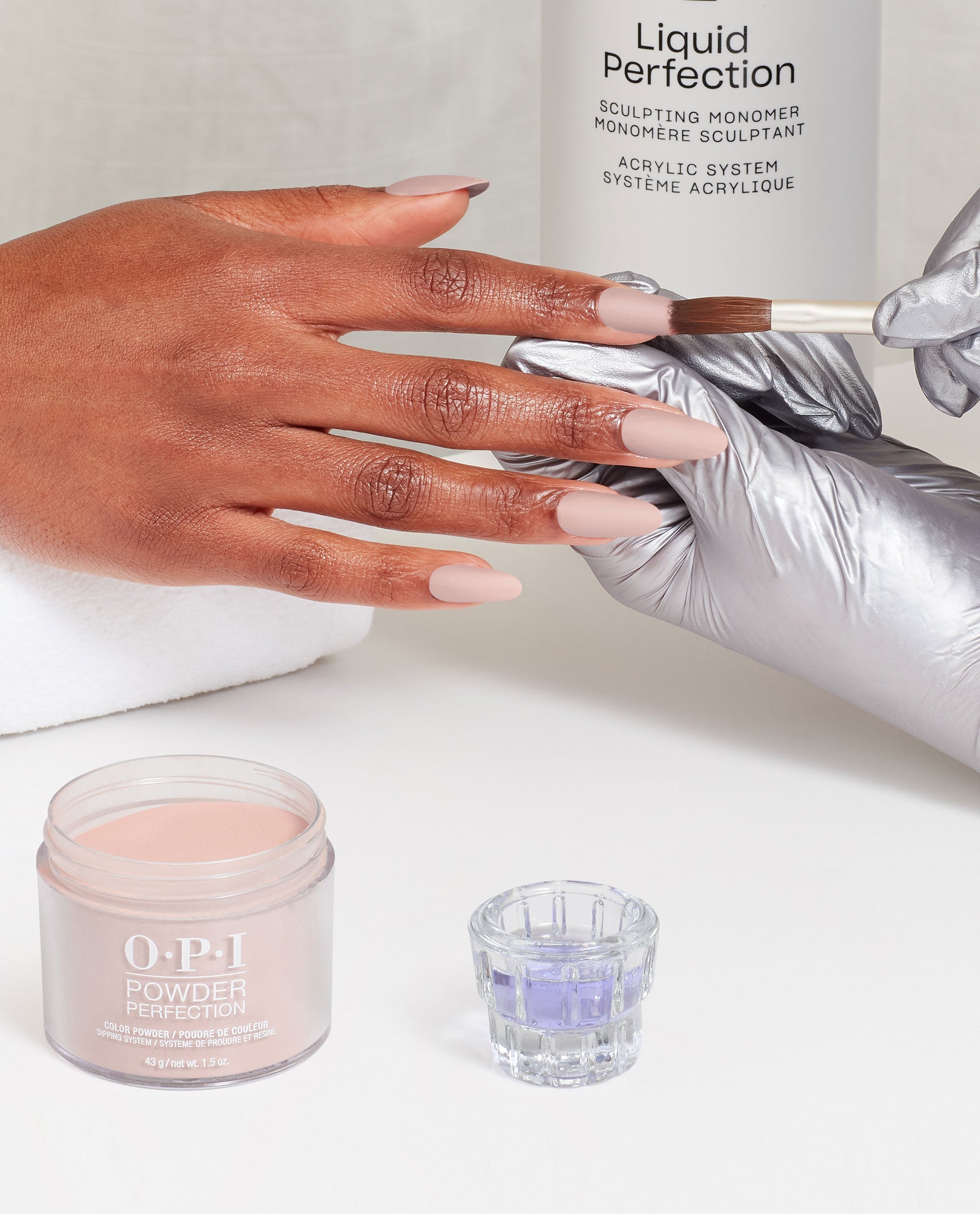 Bare My Soul - Nude Dipping Powder Application