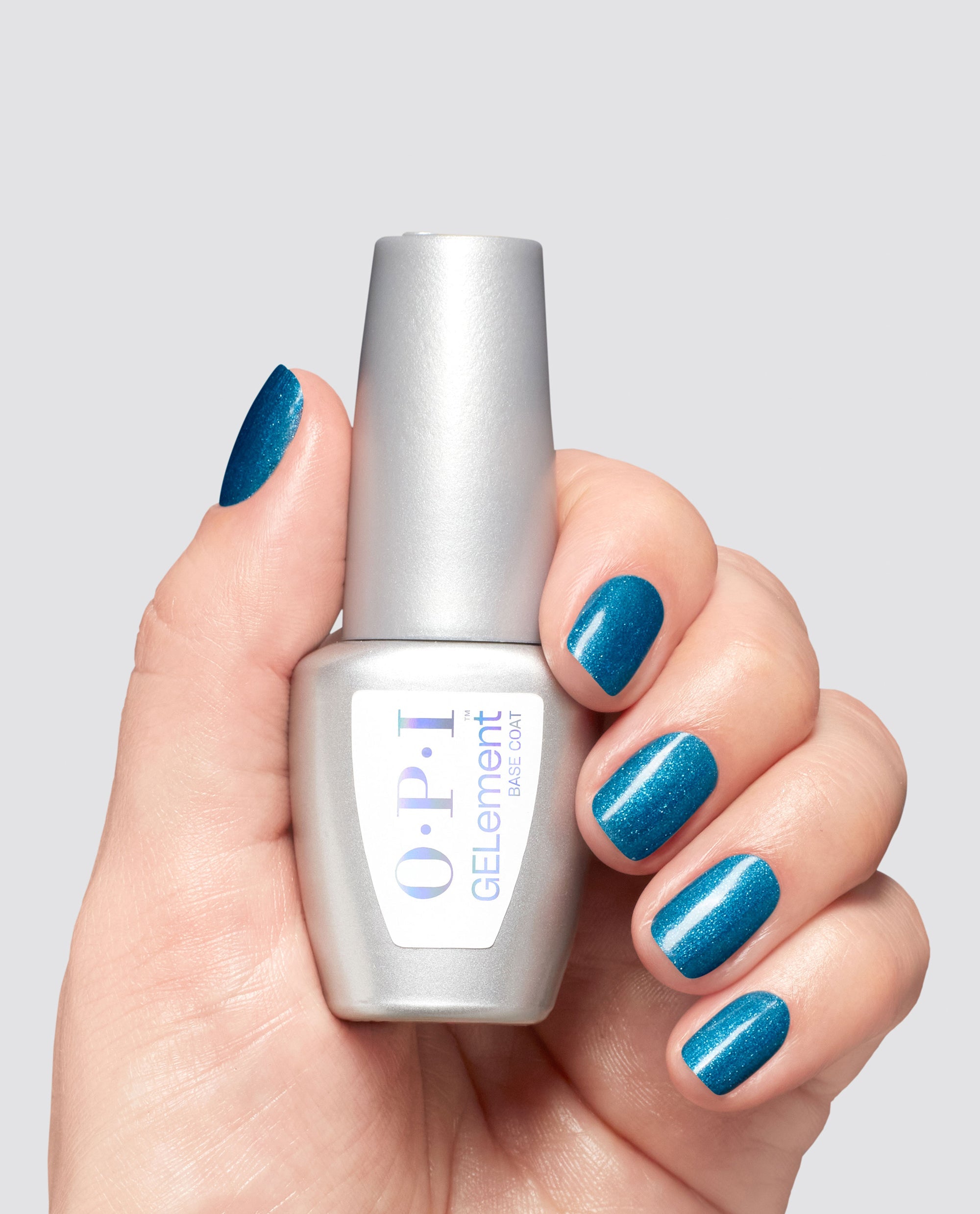 GELement™ Base Coat  At-home Gel Nail Polish Hand and Bottle