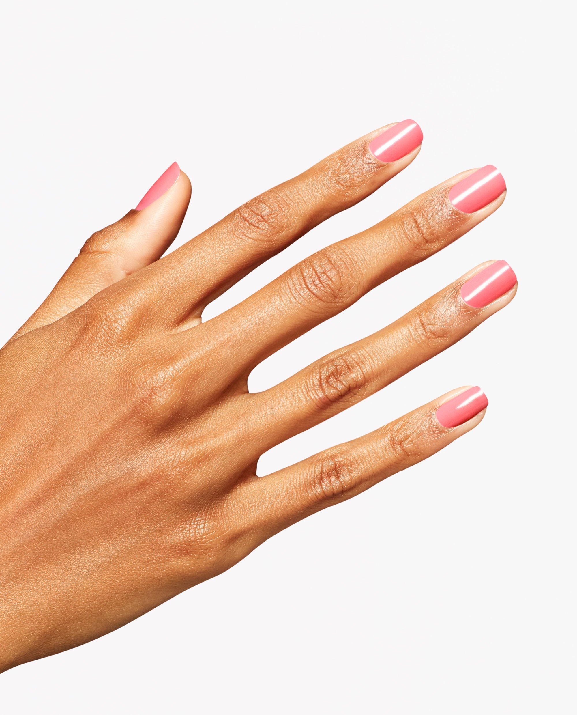 Bathtime Bubbly Fizzy Pink Nail Polish Mani
