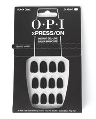 OPI Black Onyx - Short Black Press-on Nails