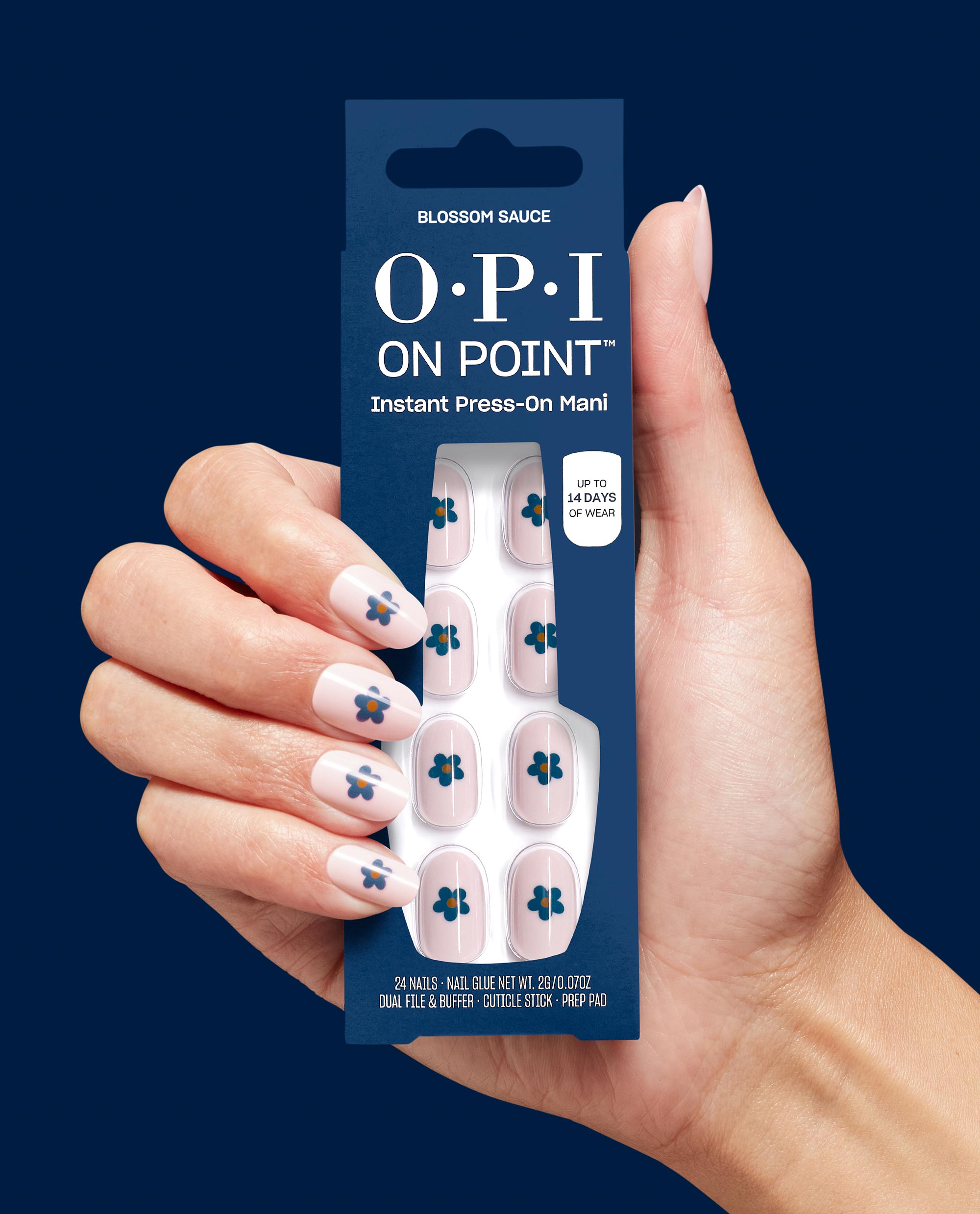 Blossom Sauce Press-on Nails Hand and Pack
