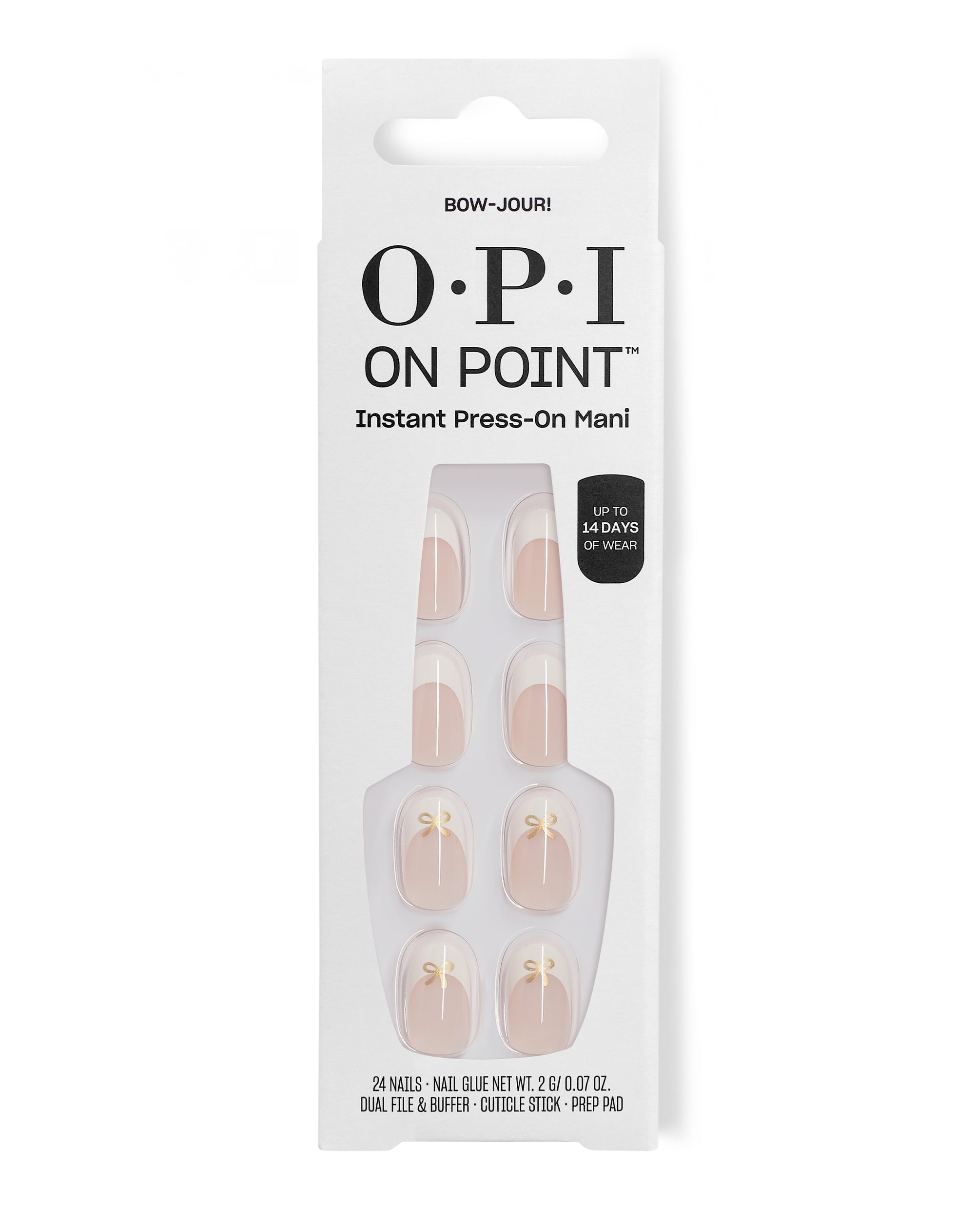 Bow-jour! Press-on Nails