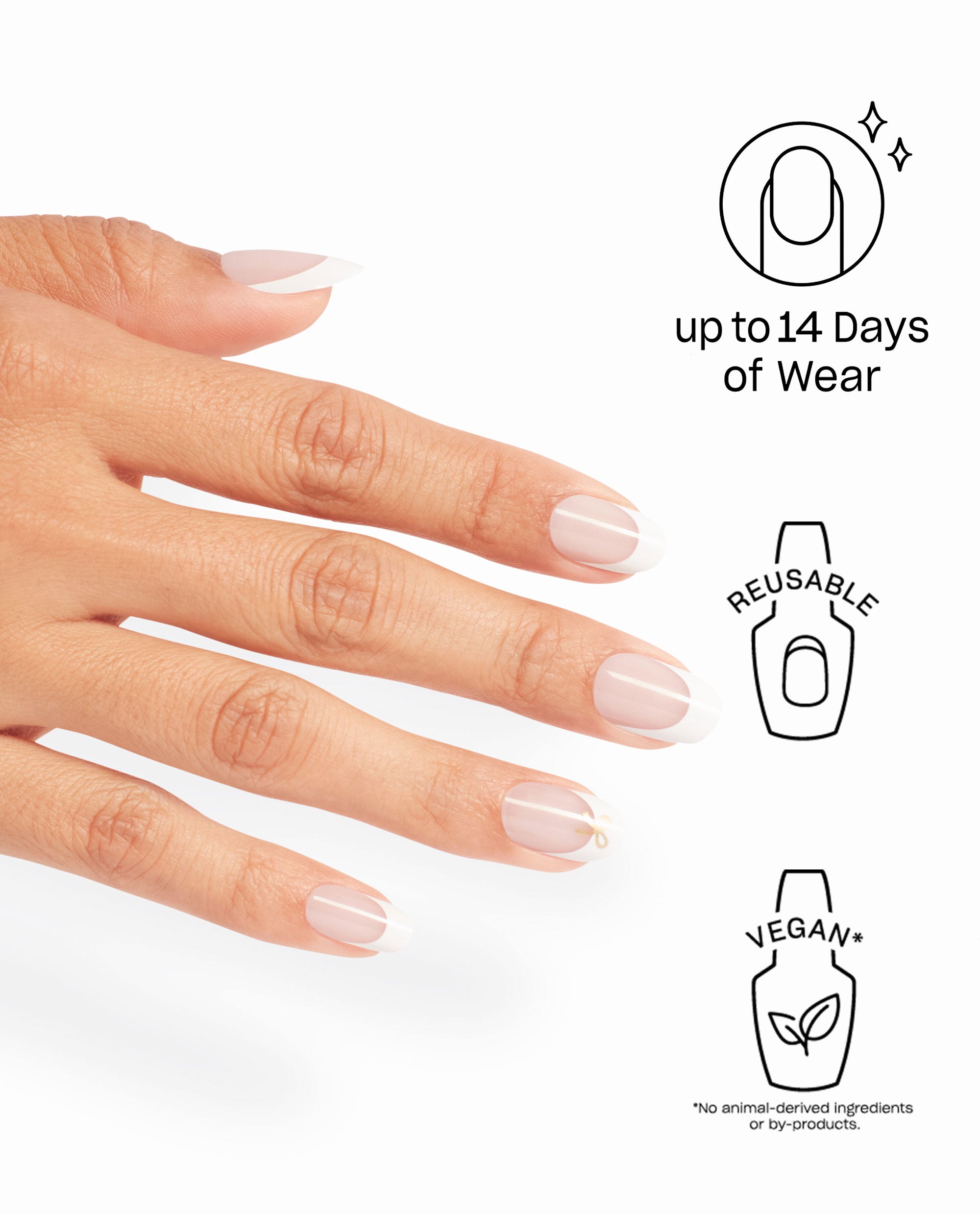 Bow-jour! Press-on Nails Benefits