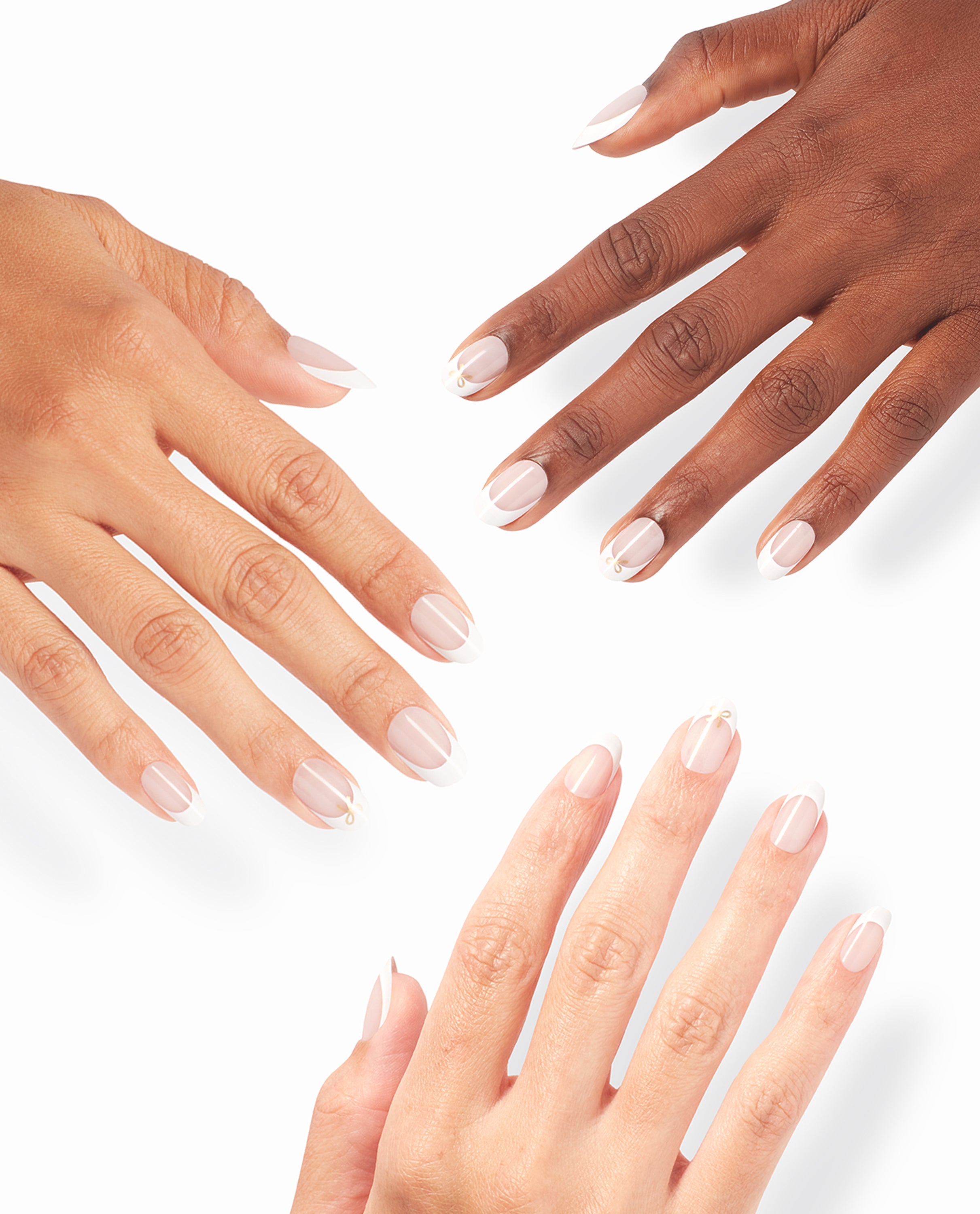Bow-jour! Press-on Nails Mani