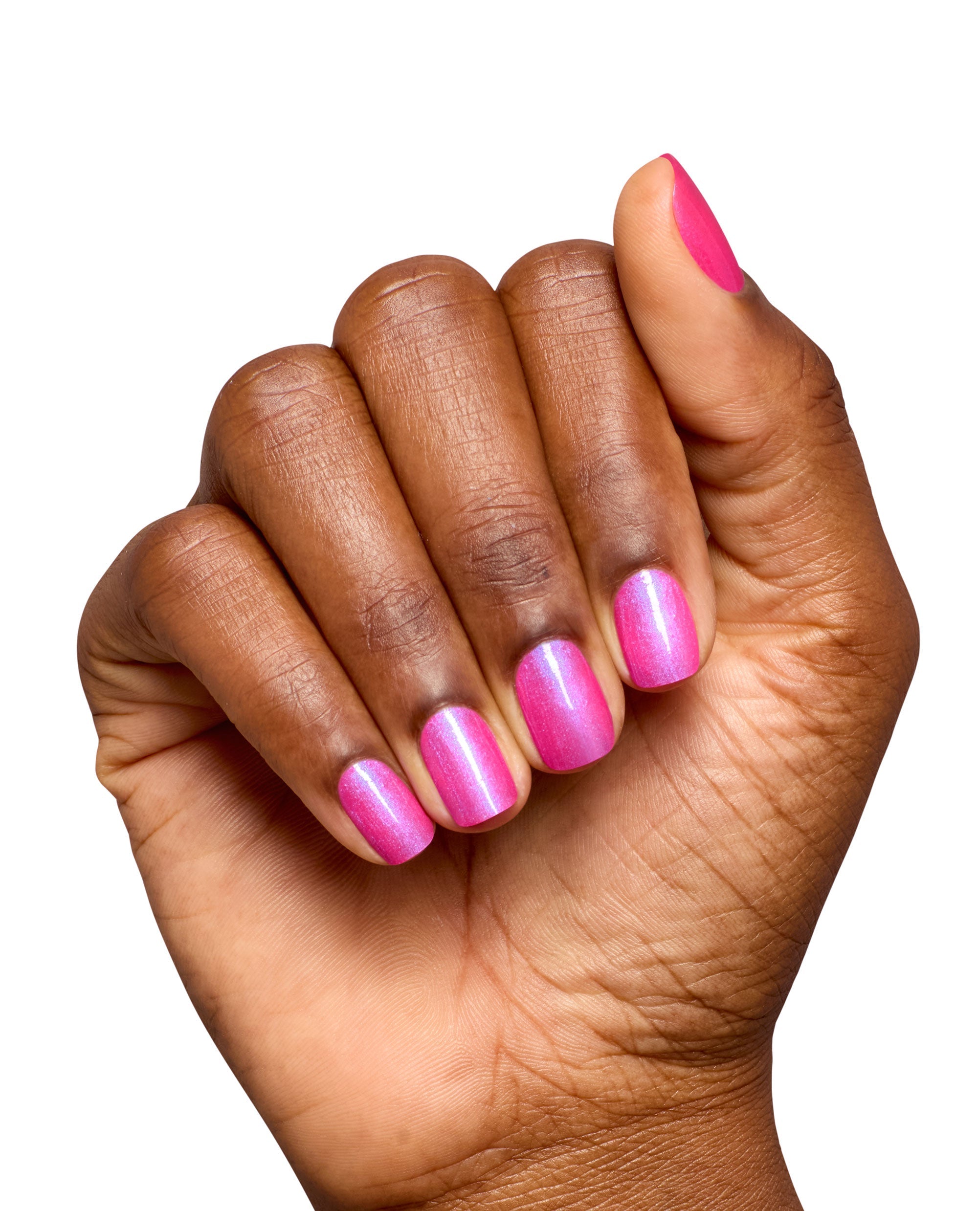 Brighter Daze Ahead Bright Pink Shimmer Long Lasting Nail Polish Mani