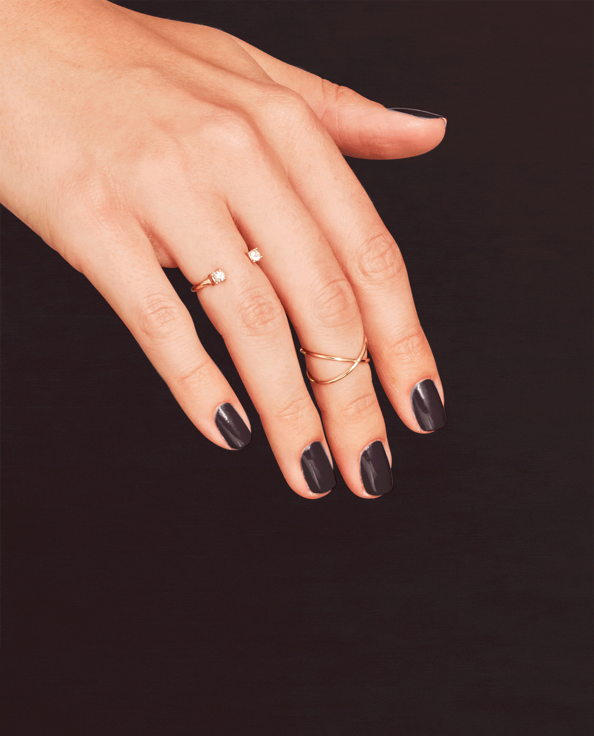 OPI Brown to Earth Brown Gel Nail Polish GIF