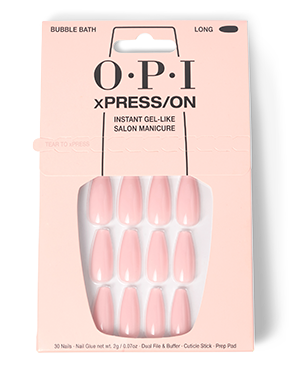 OPI Bubble Bath - Long Nude Press-on Nails -pack_shot