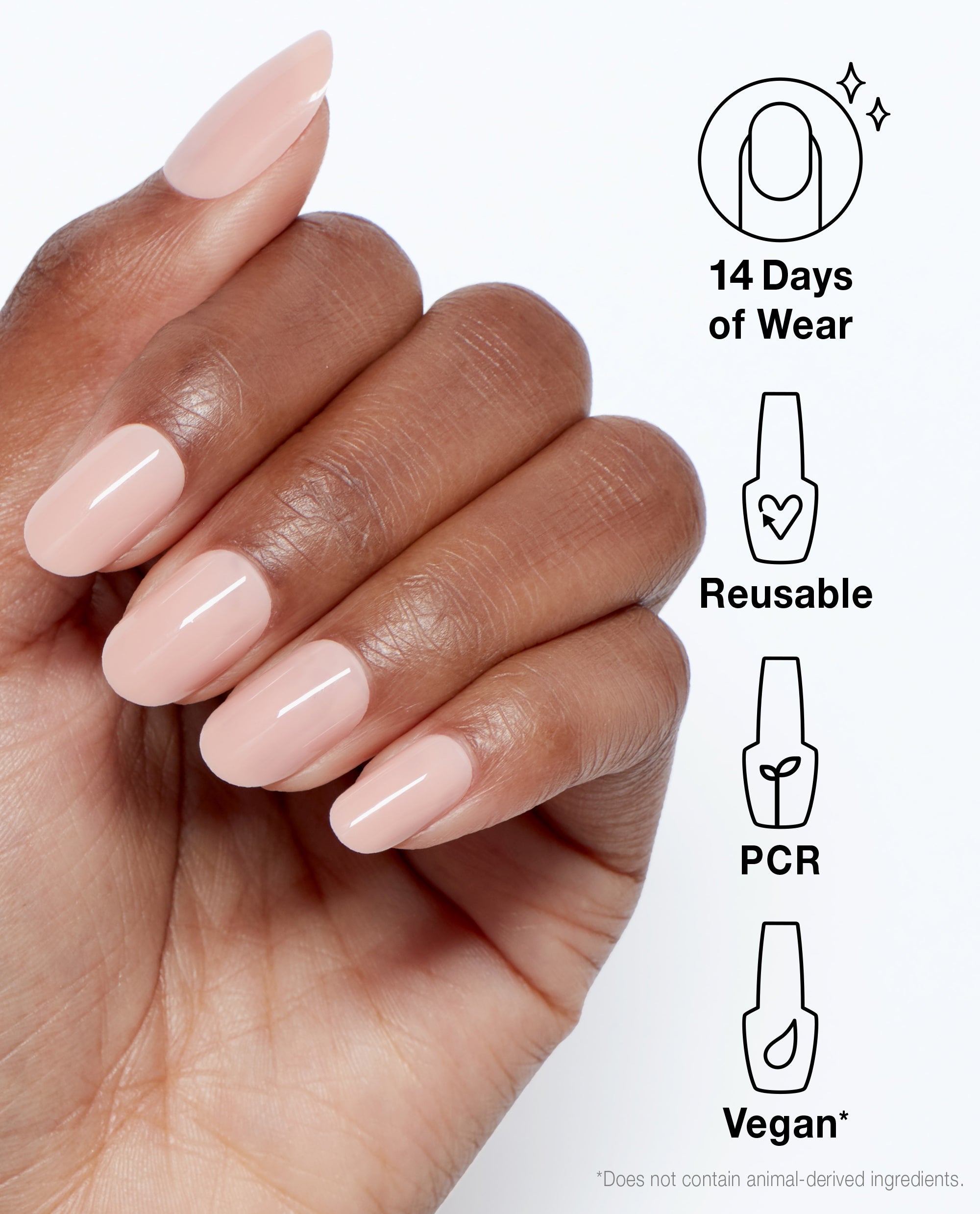 OPI Bubble Bath - Short Nude Press-on Nails Benefits