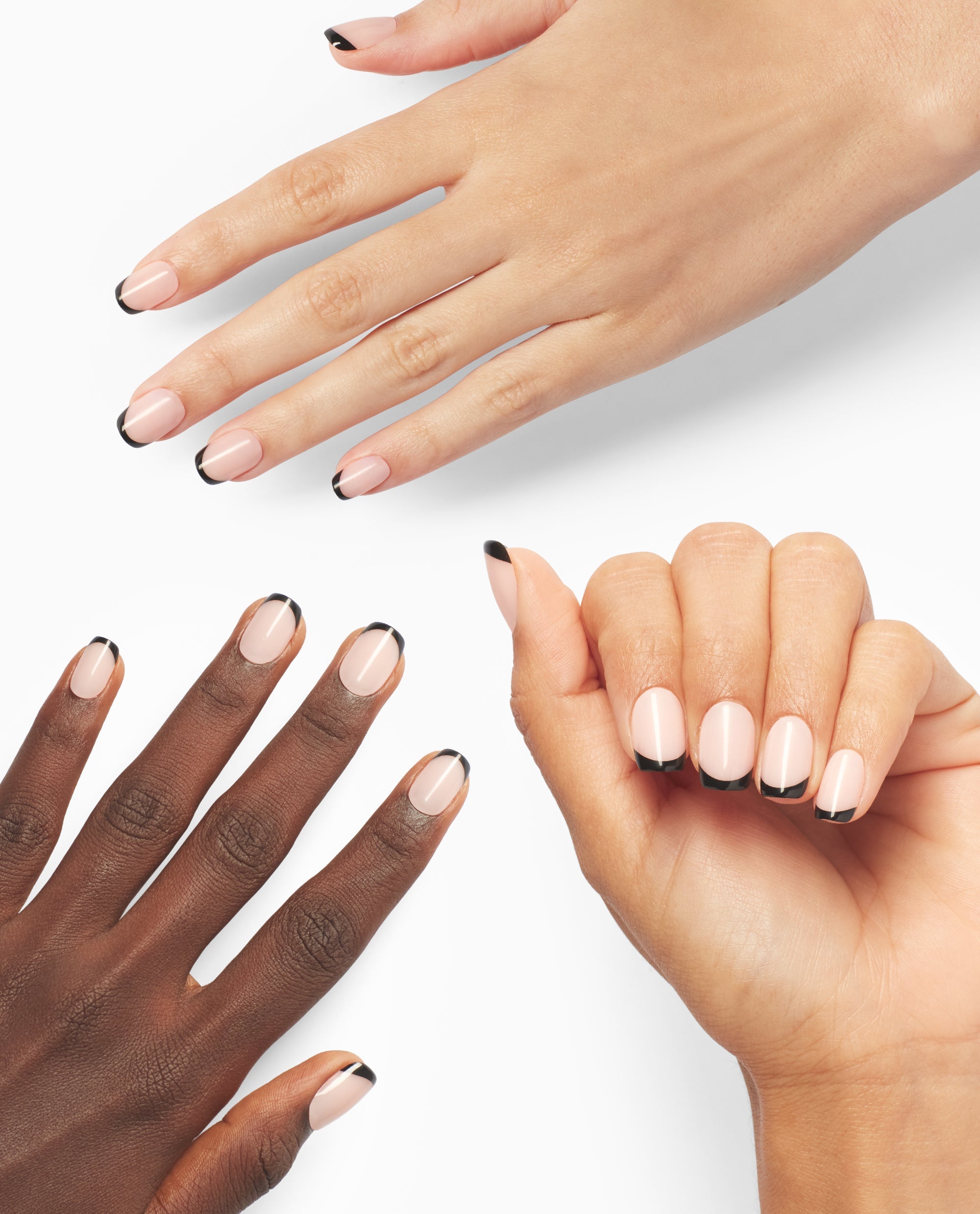OPI Business Casual French Mani Press On Nails Mani