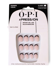 OPI Business Casual French Mani Press On Nails