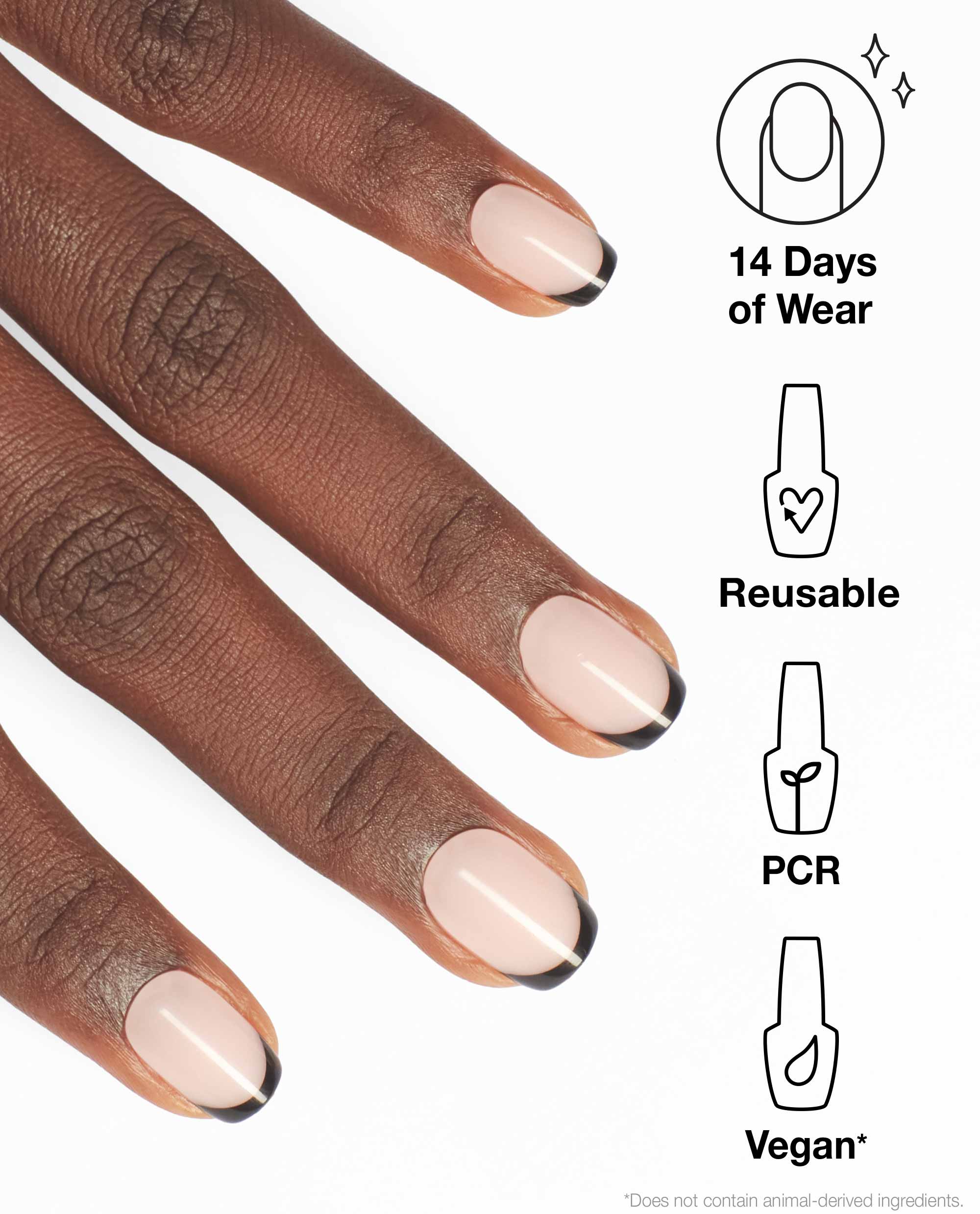 OPI Business Casual French Mani Press On Nails Benefits