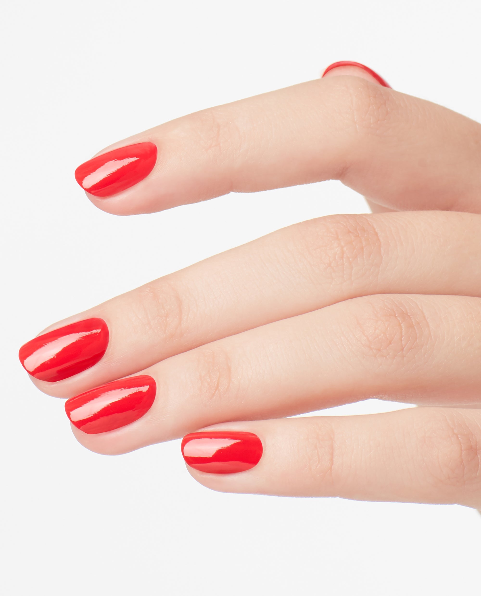 OPI Cajun Shrimp Red Nail Polish Mani