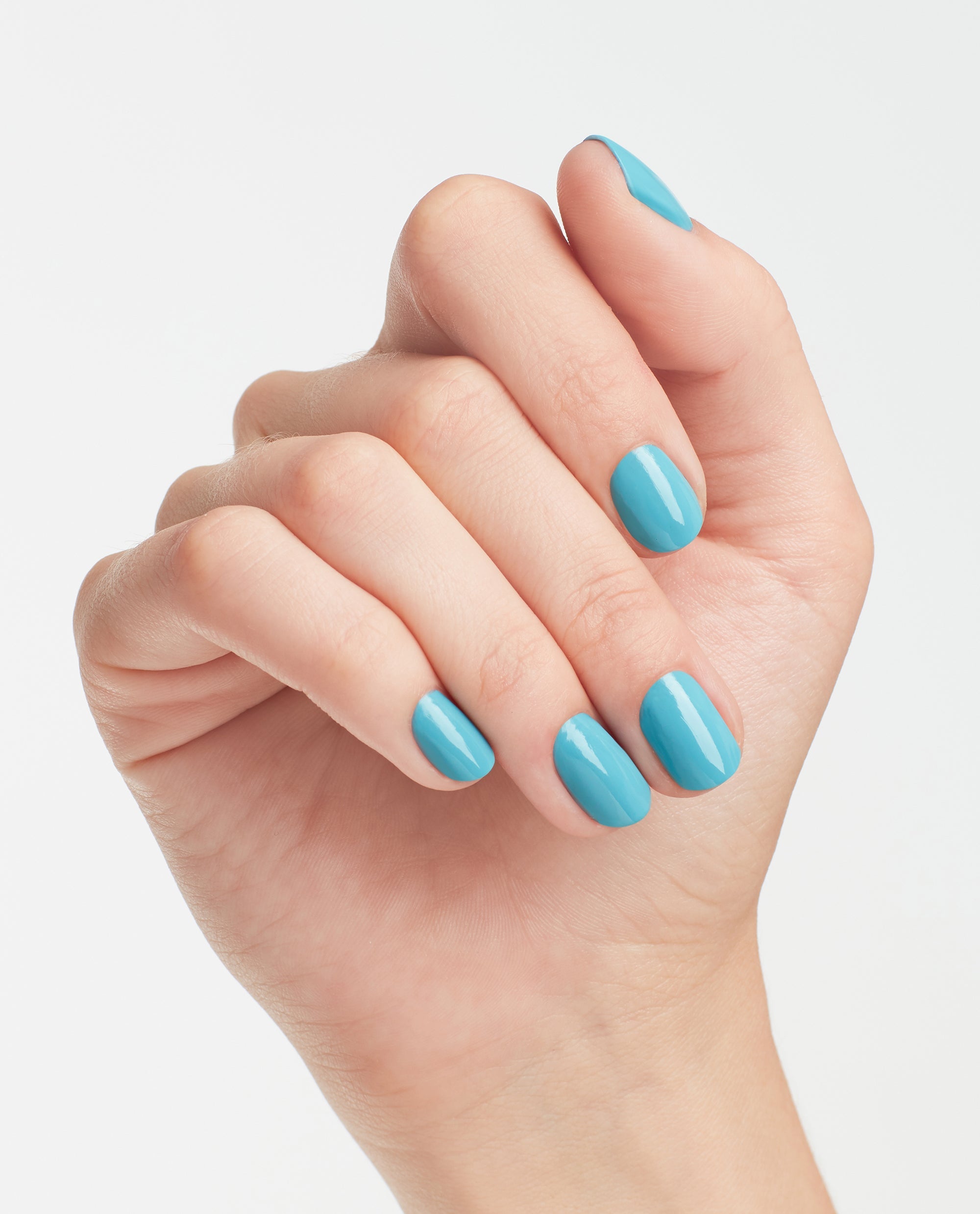 OPI Can't Find My Czechbook Blue Dipping Powder Mani