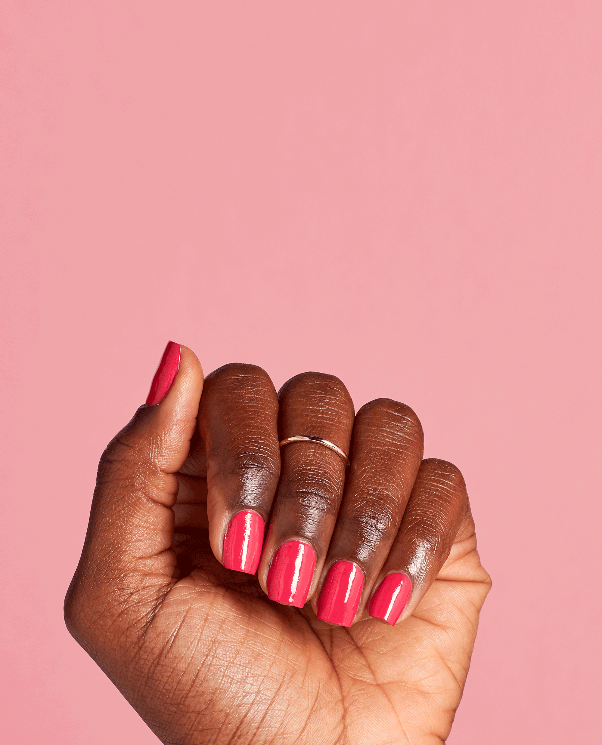 OPI Charged Up Cherry Pink Dipping Powder GIF