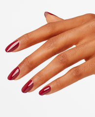 OPI Chick Flick Cherry Red Dipping Powder Mani