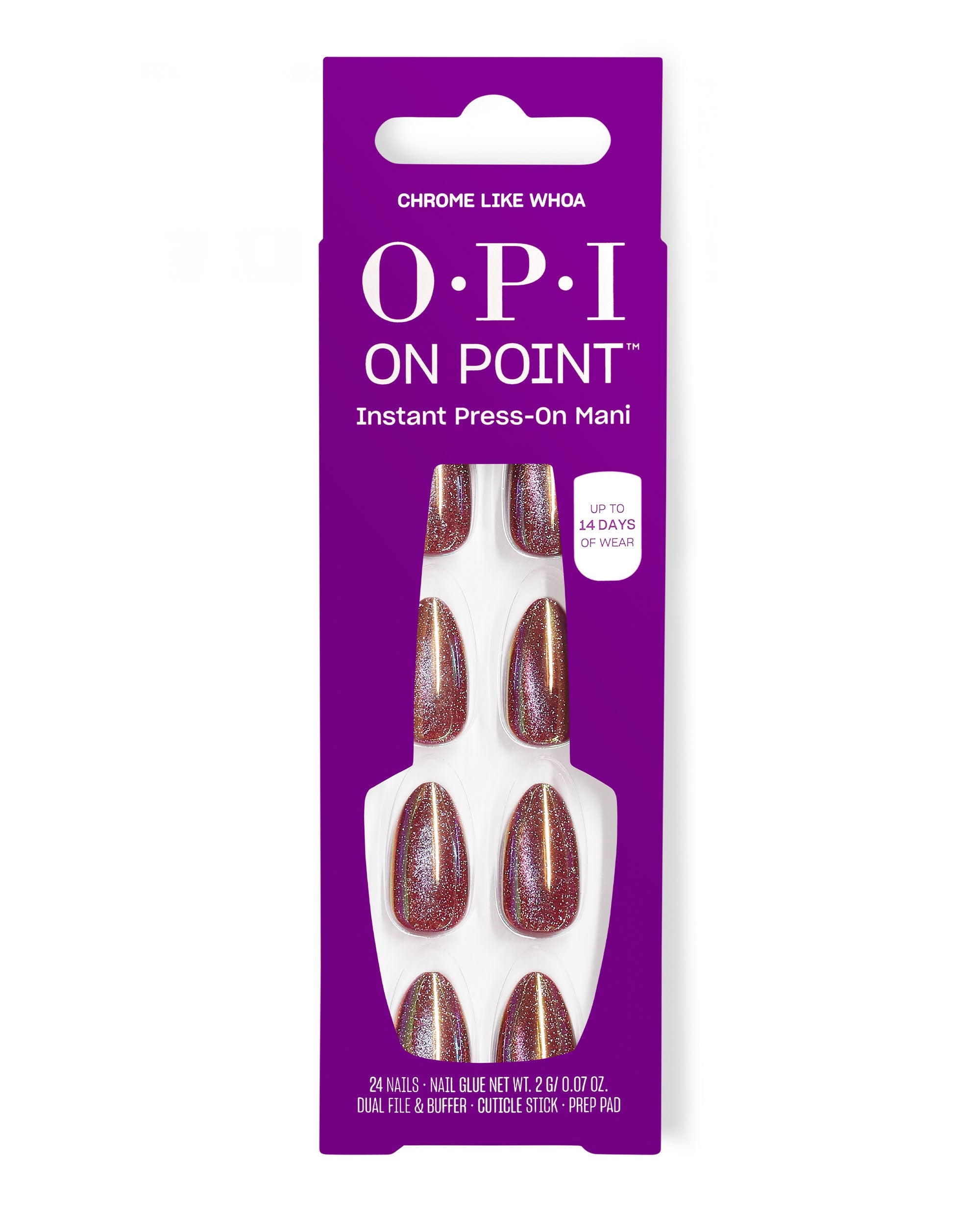 Chrome Like Whoa Press-on Nails